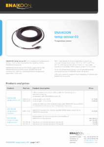 Temperature Sensor Data Sheet
