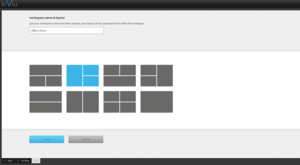 inViu web - set workspaces for different applications