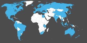 Les pays qu'ENAiKOON SIM couvre à travers le monde